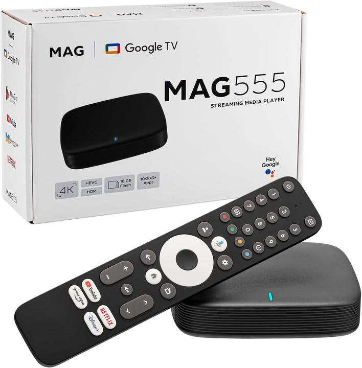 Actual product image infomir 4K HDR Multimedia Player with Google Assistant, Netflix, Prime Video, Disney+, YouTube, Dolby Atmos