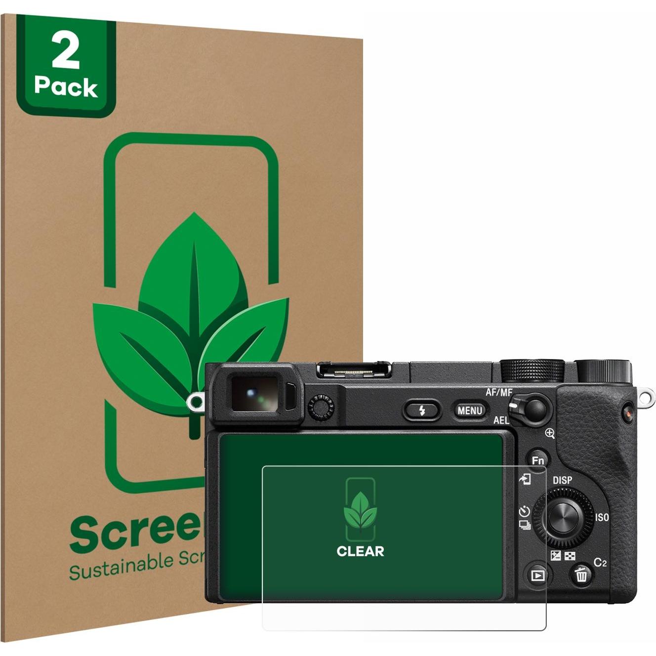 ScreenLeaf Schutzfolie nachhaltiger Displayschutz Displayschutzfolie Folie Klar Transparent (Displayschutz, Alpha 6400),...