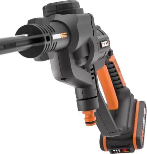 Productafbeelding Worx Hogedrukreiniger op accu Hydroshot WG620E 20 V incl. accu en lader (druk 25 bar, 120 l/u) (Oplaadbare batterij)