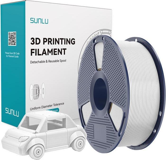 Productafbeelding Sunlu PETG-Filament (Weiss) (PETG, 1.75 mm, 1000 g)