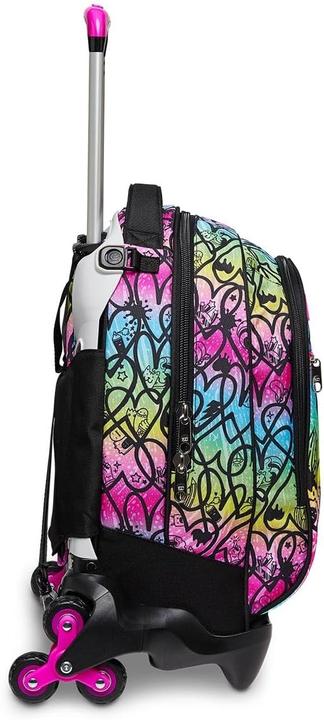 Actual product image Seven Three-Way Trolley Backpack with Removable Wheels and Adjustable Handle