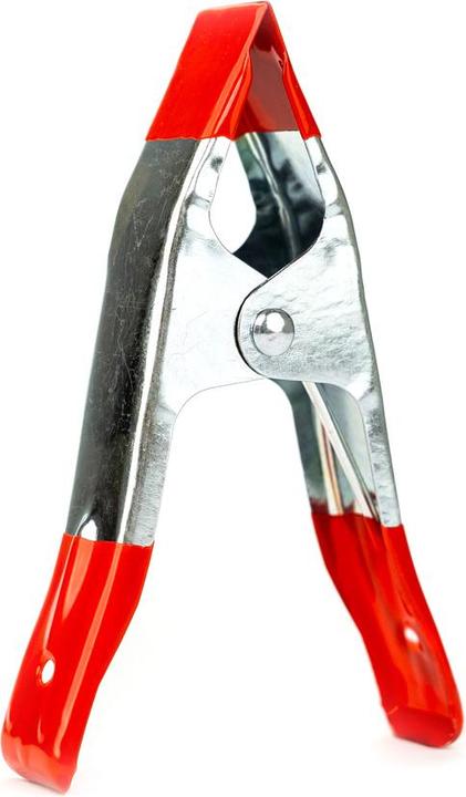 Image du produit Caruba Collier de serrage métallique à ressorts multiples 6 pouces rouge
