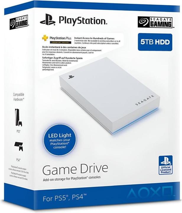 Actual product image Seagate Game Drive PS4 PS5 (5 TB)