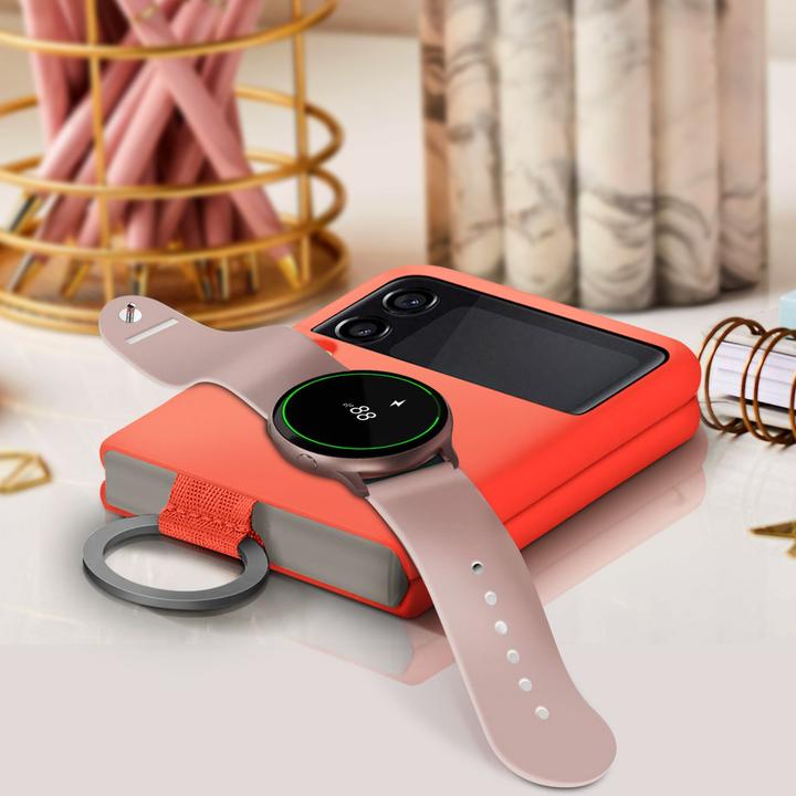 Immagine prodotto Samsung Custodia in silicone con anello (Samsung Galaxy Z Flip3)