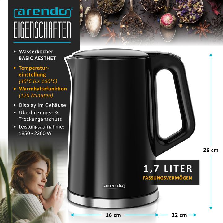 Image du produit Arendo Wasserkocher (1.70 l)