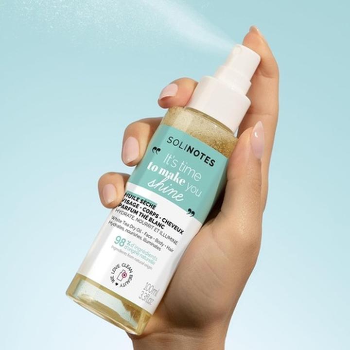 Produktbild Solinotes Dry Oil Thé Blanc (100 ml, Körper- & Haarduftspray)