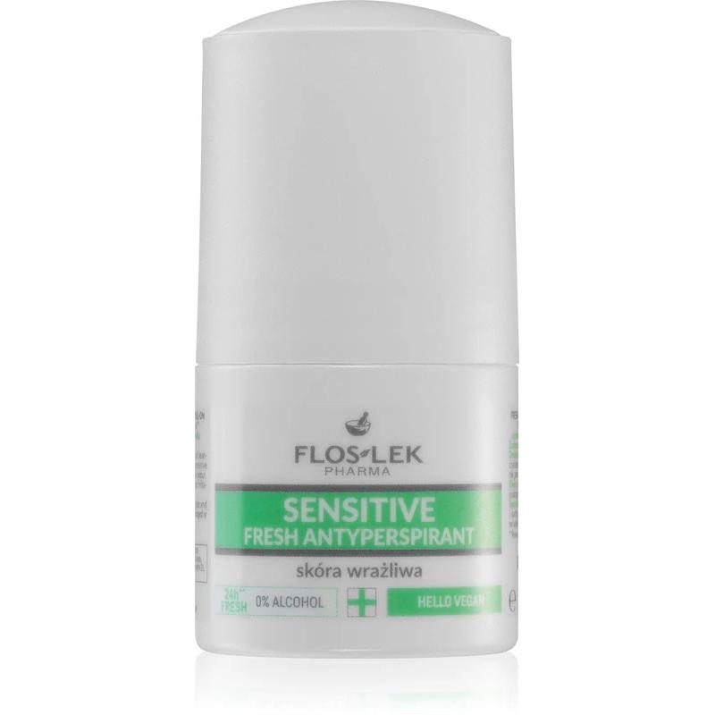 Floslek, Deodorants, Pharma Fresh anti-transpirant DEO-ROLL ON anti-transpirant voor de gevoelige huid 50ml (Rol op, 50 ml)