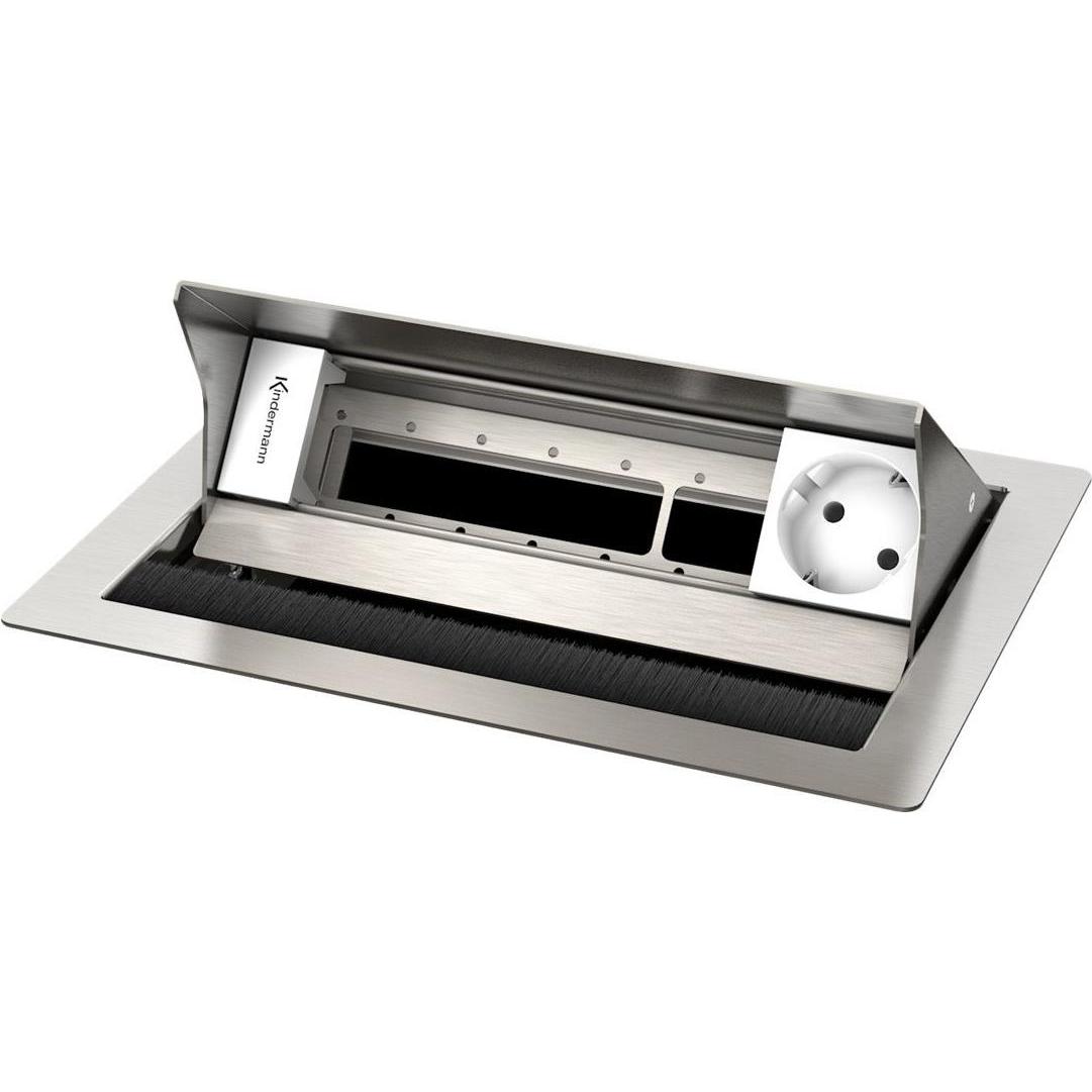 Kindermann CablePort standard² 4-fach, 1 x Strom, Netzwerk Zubehör
