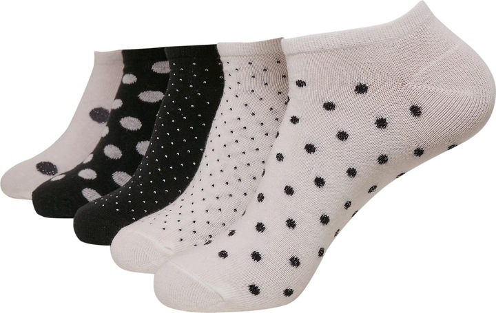 Urban Classics No Show Socks Dots 5-Pack
