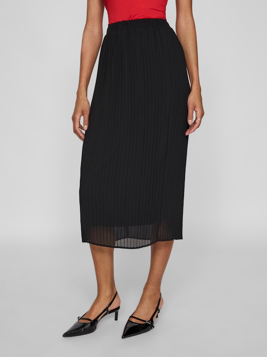 Produktbild Vila High Waist Midirock (40)