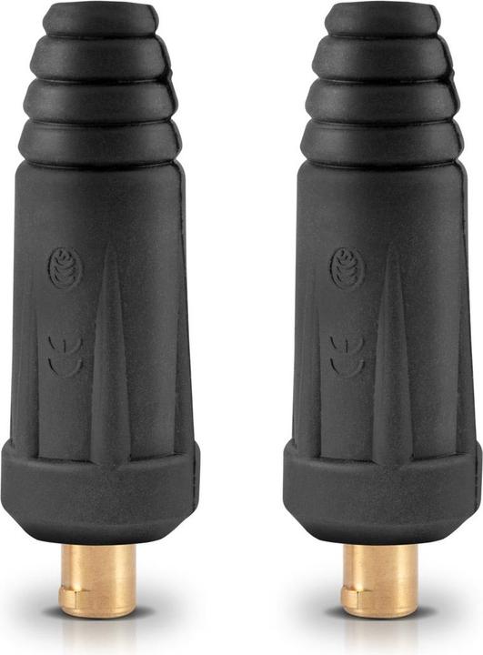 Produktbild Stahlwerk Schweisskabelstecker 2er Set mit 13 mm Dorn Messing bis 300 A