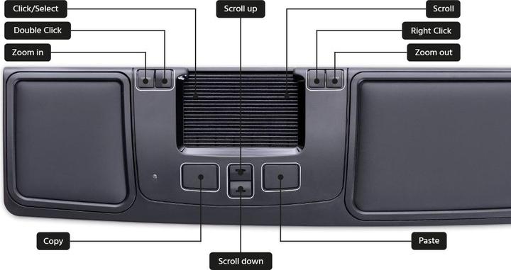 Produktbild Mousetrapper Prime Black Wireless Bluetooth (Kabelgebunden, Kabellos)