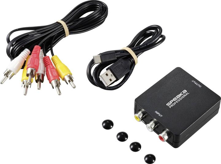 Produktbild SpeaKa Professional AV Konverter (Video Switch, Audio Switch)