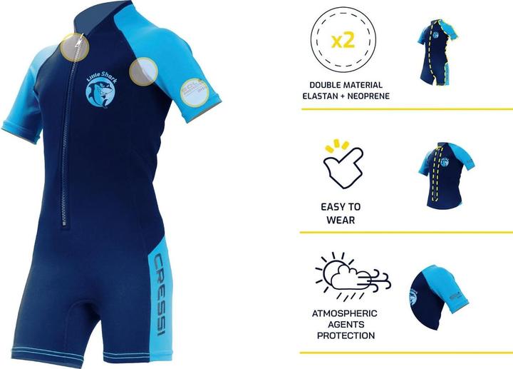 Actual product image Cressi Little Shark (2 mm, 164)