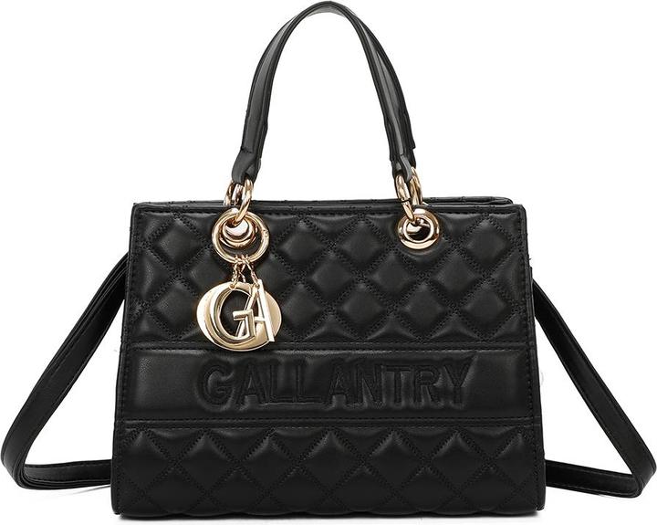 Actual product image Gallantry La Matelassé Shiny faux leather handbag (15 l)