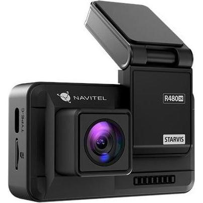Navitel R480 (Eingebautes Display, Eingebautes Mikrofon, Nachtsicht, GPS-Empfänger, Beschleunigungssensor, Eingebaute An...