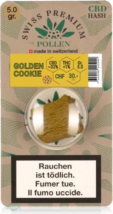 Swiss Premium Pollen Golden Cookie 5g (5 g, Indoor)