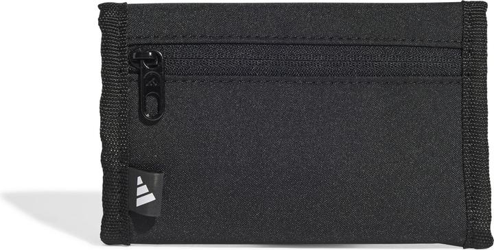 Actual product image adidas Unisex LINEAR Wallet, Black/White, One Size