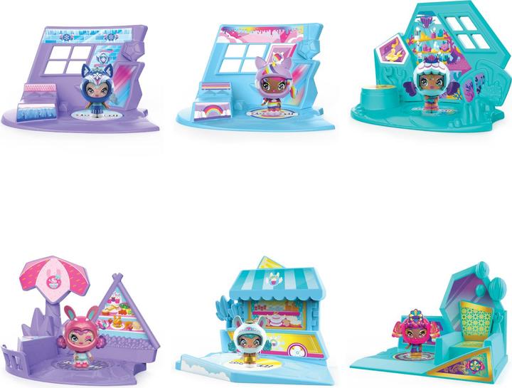 Actual product image Spin Master Zoobles Z-Girlz collectible figure with transformation mechanism and Happitat surprise (assorted)