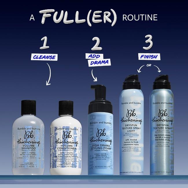 Actual product image Bumble and bumble Shampoo Thickening Volume Shampoo 1000 ml (Liquid shampoo, 1000 ml)