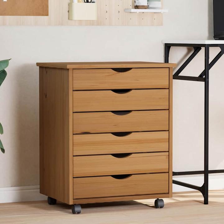 Produktbild vidaXL Rollschrank (53 x 39 x 65.50 cm)