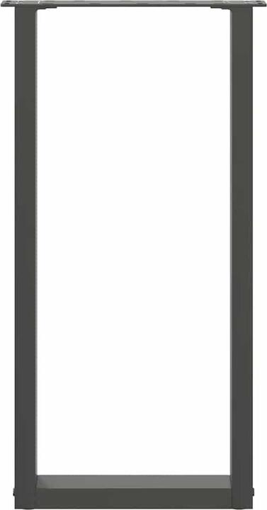 Immagine prodotto vidaXL Gambe per tavolino a U 2 pz. Gamba del tavolo in acciaio antracite 38x(72-73) cm