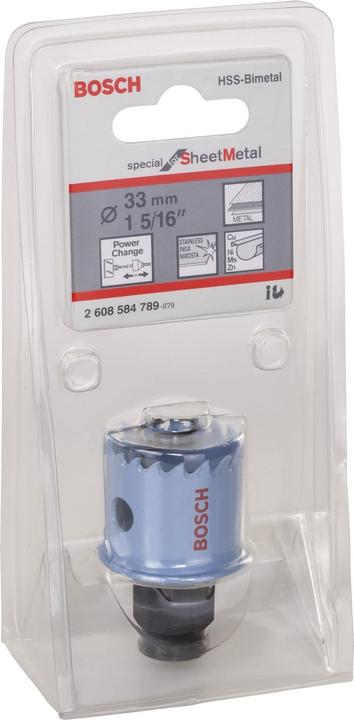 Image du produit Bosch Professional Zubehör Scie cloche Special Sheet Metal, 33 mm, 1 5/16 pouce (33 mm)