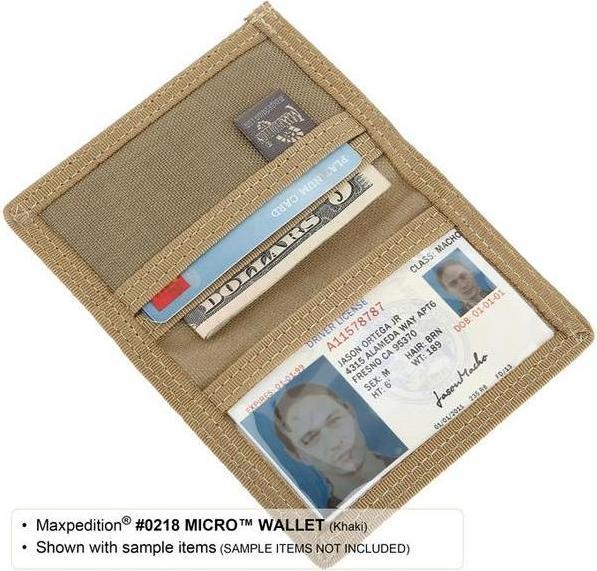 Actual product image Maxpedition MICRO Wallet