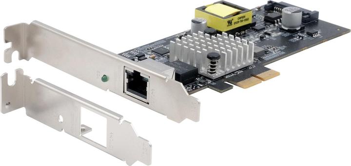 Actual product image Exsys PCI-E Card Ethernet 10 Gbps, PoE (PCI Express x2)
