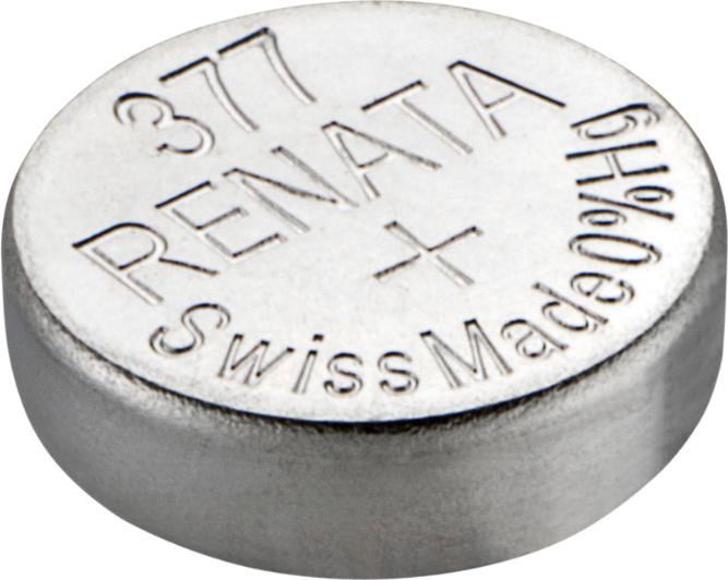 Actual product image Renata 377 / SR626SW (10 pcs., Device specific, 24 mAh)