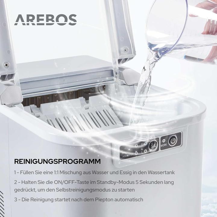 Image du produit Arebos Machine à glaçons