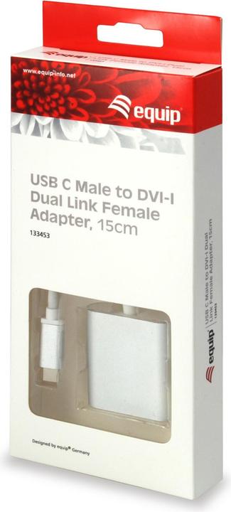 Actual product image equip USB C - DVI-I (DVI, 15 cm)