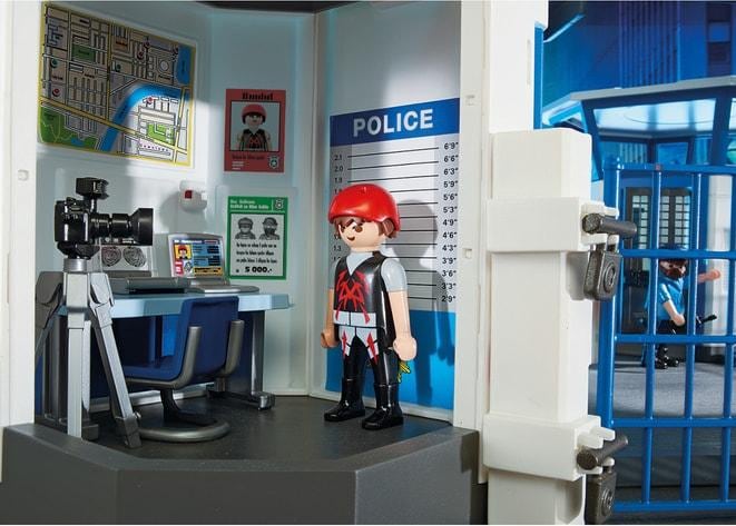 Produktbild Playmobil Polizei-Kommandozentrale mit Gefängnis (6872, Playmobil City Action)