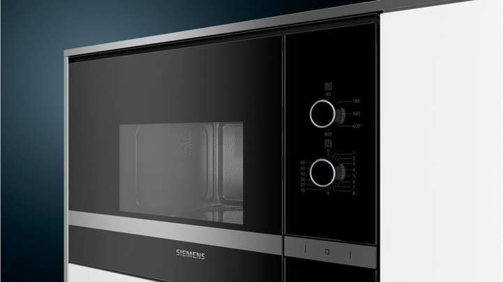 Actual product image Siemens iQ300 BF520LMR0 microwave Built-in Solo microwave Black, Stainless steel