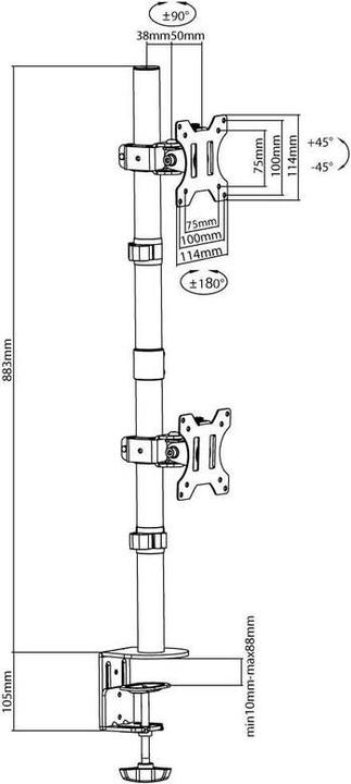 Image du produit Xantron Eco-V02 (Tables, 32", 8 kg)