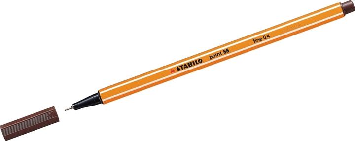 Produktbild STABILO Fineliner point 88 0.4 mm 10 Stück, Braun (Braun, 10 x)