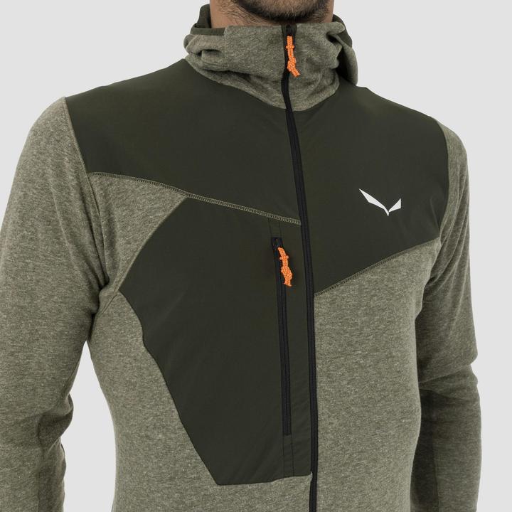 Immagine prodotto Salewa Maglietta Puez 2 Dry L/S con cappuccio e zip intera (XXL)
