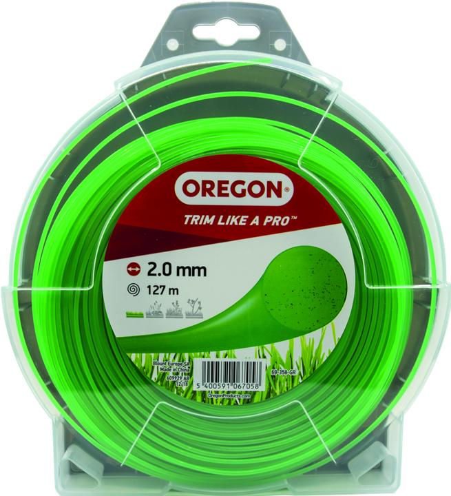 Produktbild Oregon Faden multicolor grün rund 2.0 mm x 127 m (Rasentrimmer, Trimmerfaden + Fadenspule)