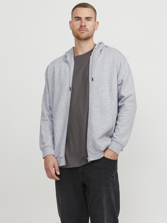 Produktbild Jack & Jones Plus Size Einfarbig Kapuzenpullover mit Reissverschluss Kapuzenpullover mit Reissverschluss (XXL)