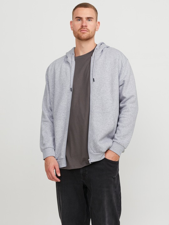 Immagine prodotto Jack & Jones Felpa con cappuccio Plus Size Unicoloured con zip Felpa con cappuccio con zip (XXL)