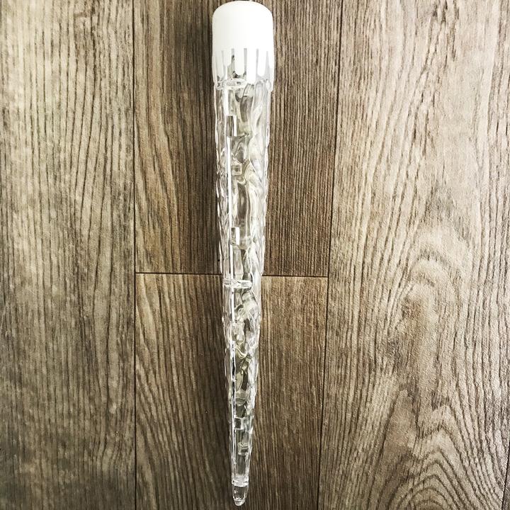 Produktbild Mojawo LED-Lichterkette mit 20 Eiszapfen 100 LED's 8 Licht-Funktionen kaltweiss (2.85 m)