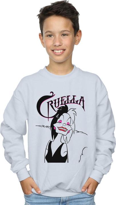 Produktbild Disney Cruella De Vil Evil Smile Sweatshirt Jungen (128)