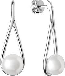 Image du produit Silvego Boucles d'oreilles de luxe en argent avec une vraie perle blanche Jolie GRP20222EW