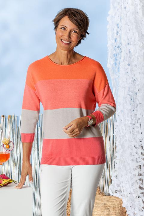 Produktbild Barbara Lebek Lebek Damen Streifenpullover (38)