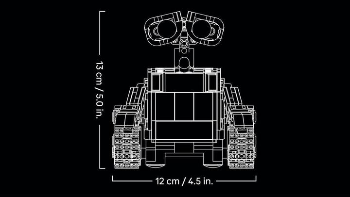 Actual product image LEGO Wall-E and Eve (43279, LEGO Disney)