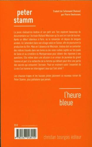 Valeurs nutritives et ingrédients L'heure bleue (Français, Tronc Peter, 2024)
