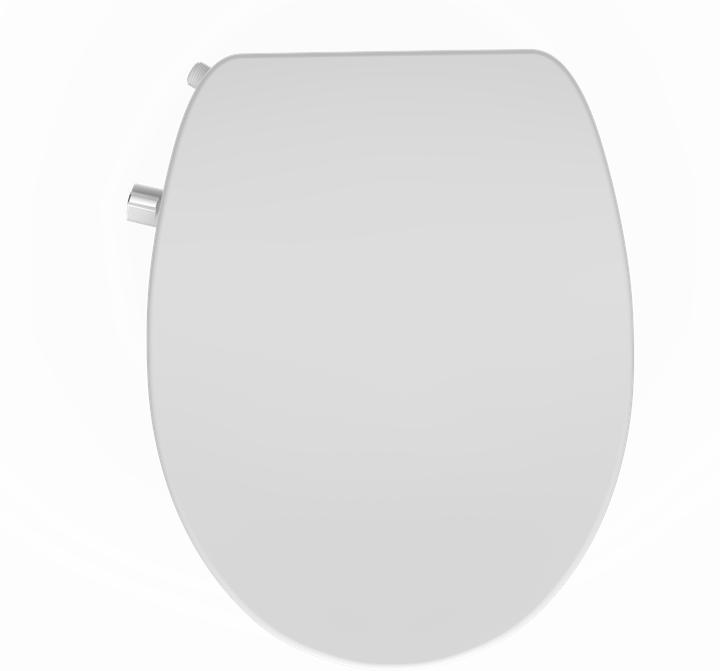 Eisl WC seat Shower toilet attachment Soft-close mechanism Quick Release EDDW01 White