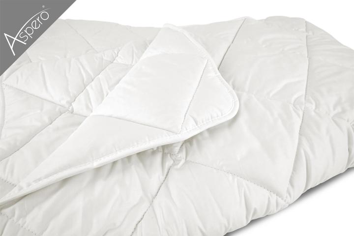 Produktbild Aspero Bio-Baumwoll-Bettdecke AJACCIO (Baumwolle, Polyester, 155 x 220 cm)