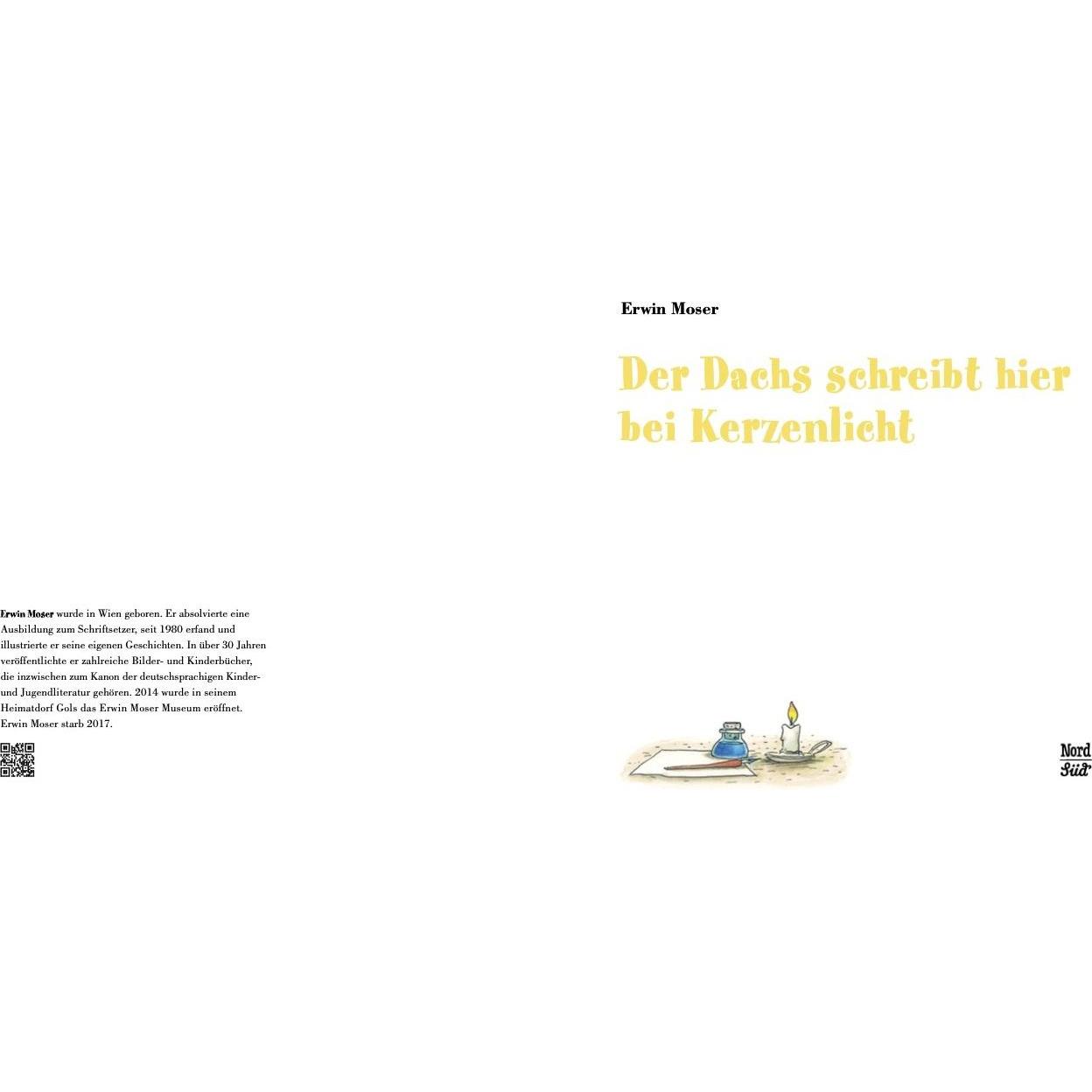 Thumbnail - Der Dachs schreibt hier bei Kerzenlicht, Kinderbücher von Erwin Moser