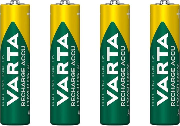 Produktbild Varta Recharge Accu Power (4 Stk., AAA, 800 mAh)